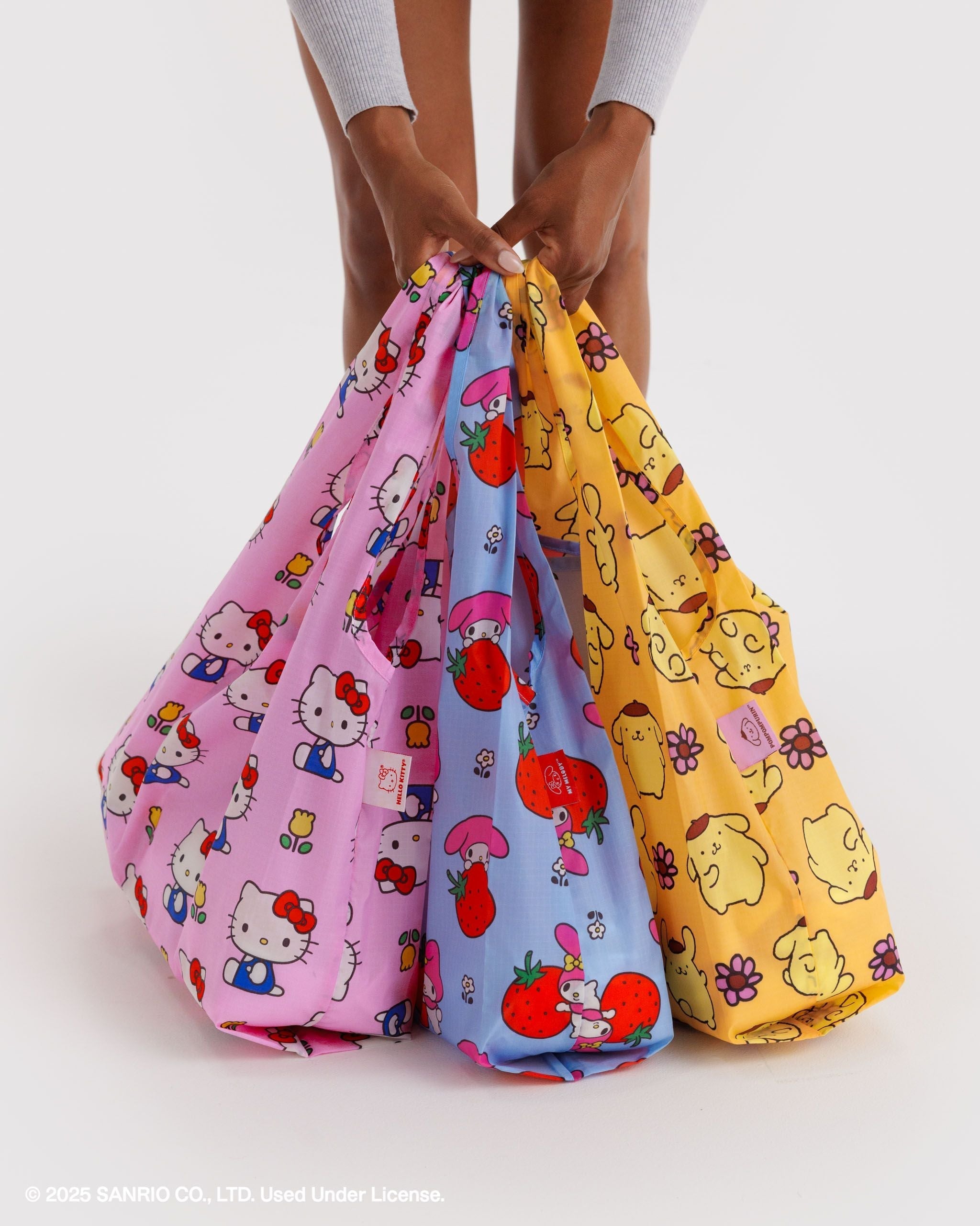 Standard Baggu Set of 3 - Hello Kitty and Friends Florals - Image 2