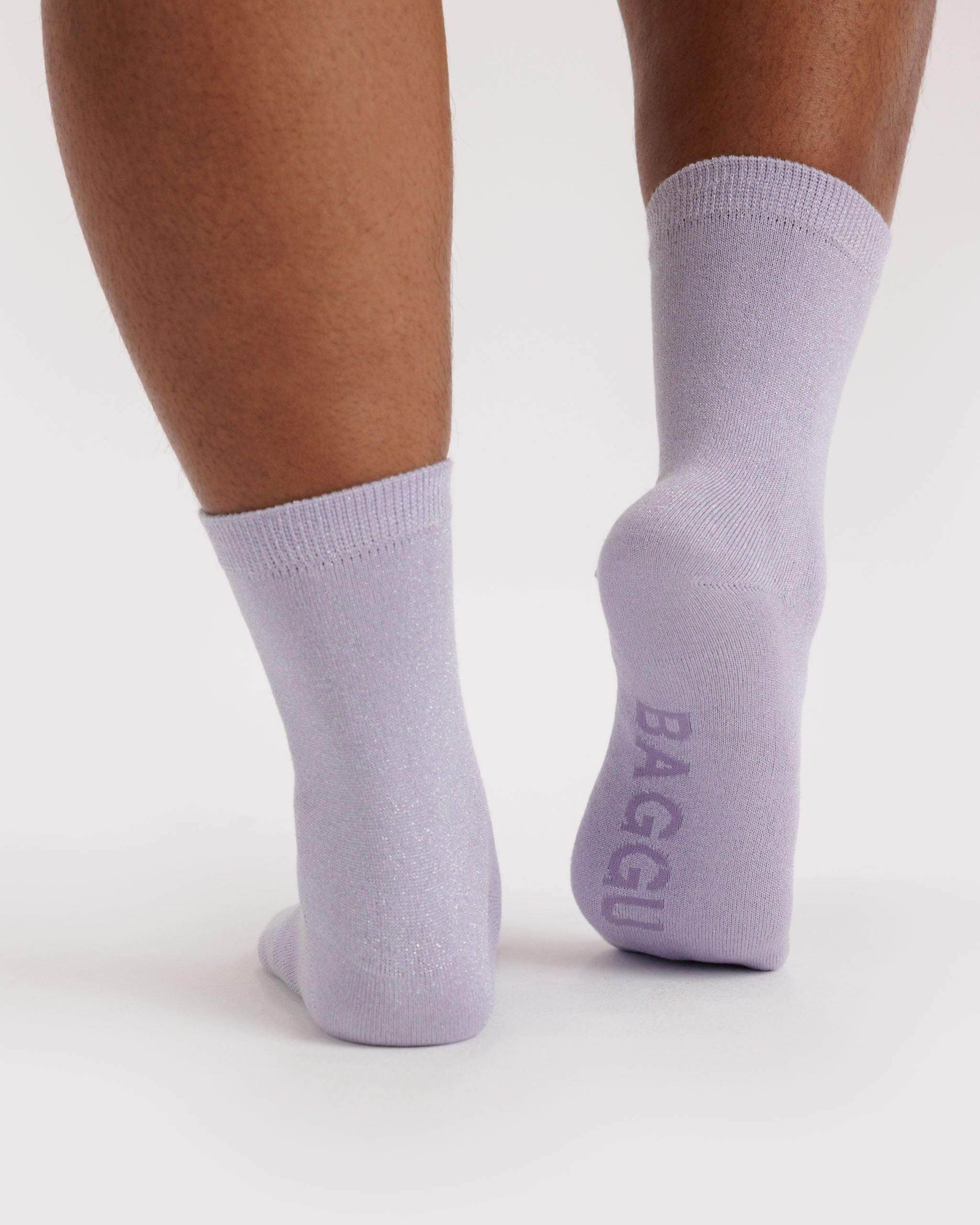 Crew Sock - Lilac Metallic - Image 3