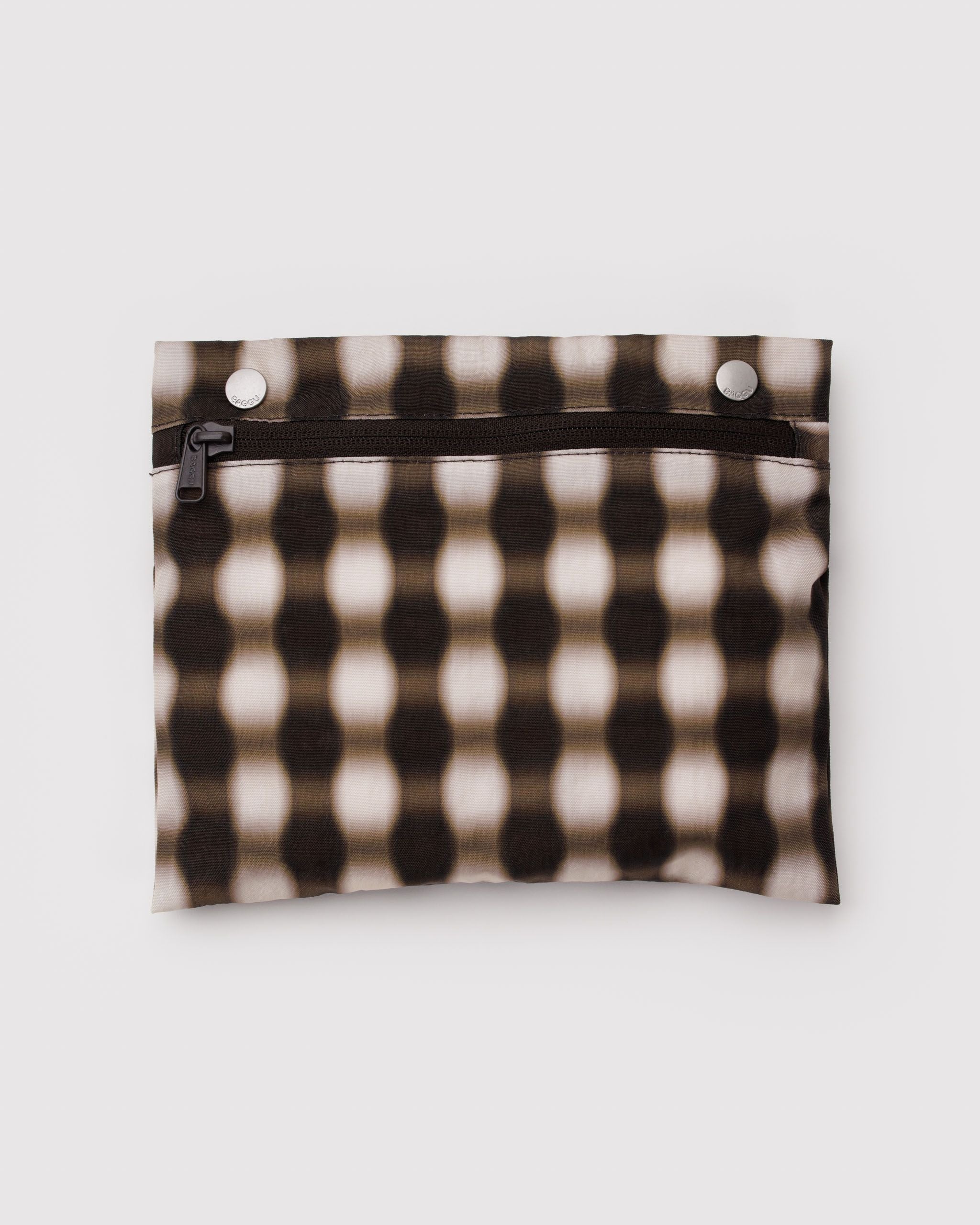 Everyday Cloud Bag - Blurred Gingham Brown - Image 4