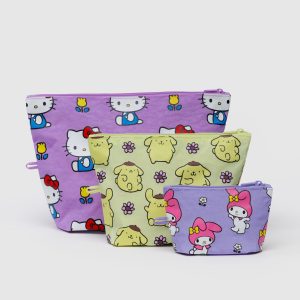 Go Pouch Set - Hello Kitty and Friends Florals