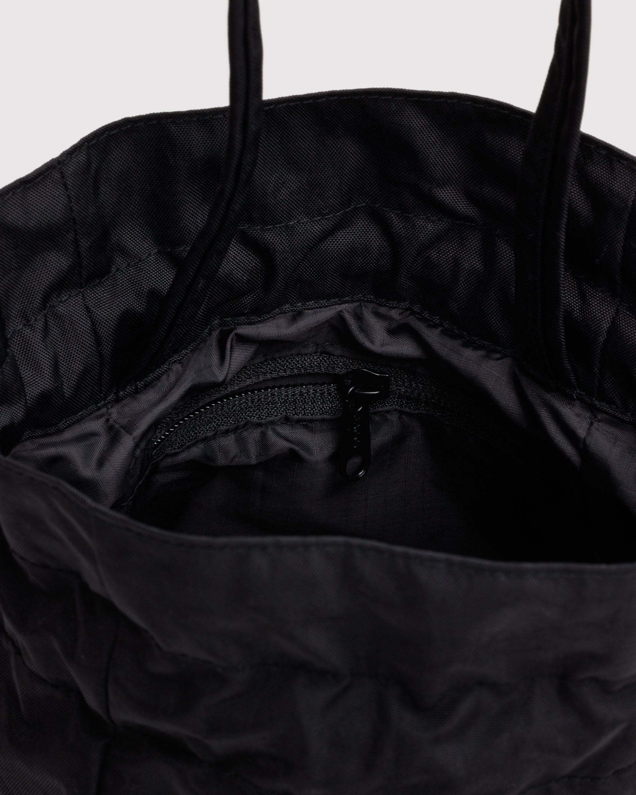 Nylon Drawstring Bag - Black - Image 4