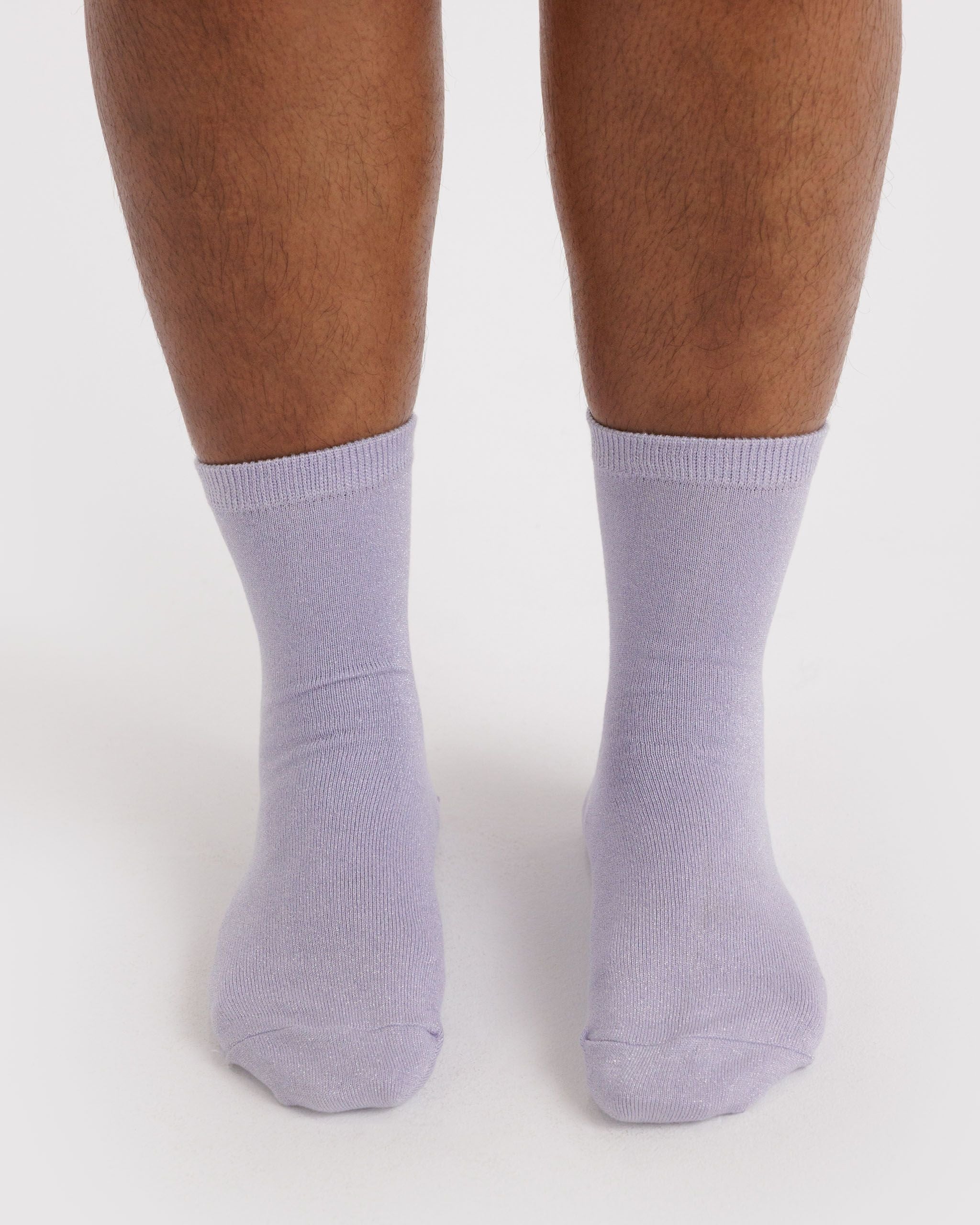 Crew Sock - Lilac Metallic - Image 2